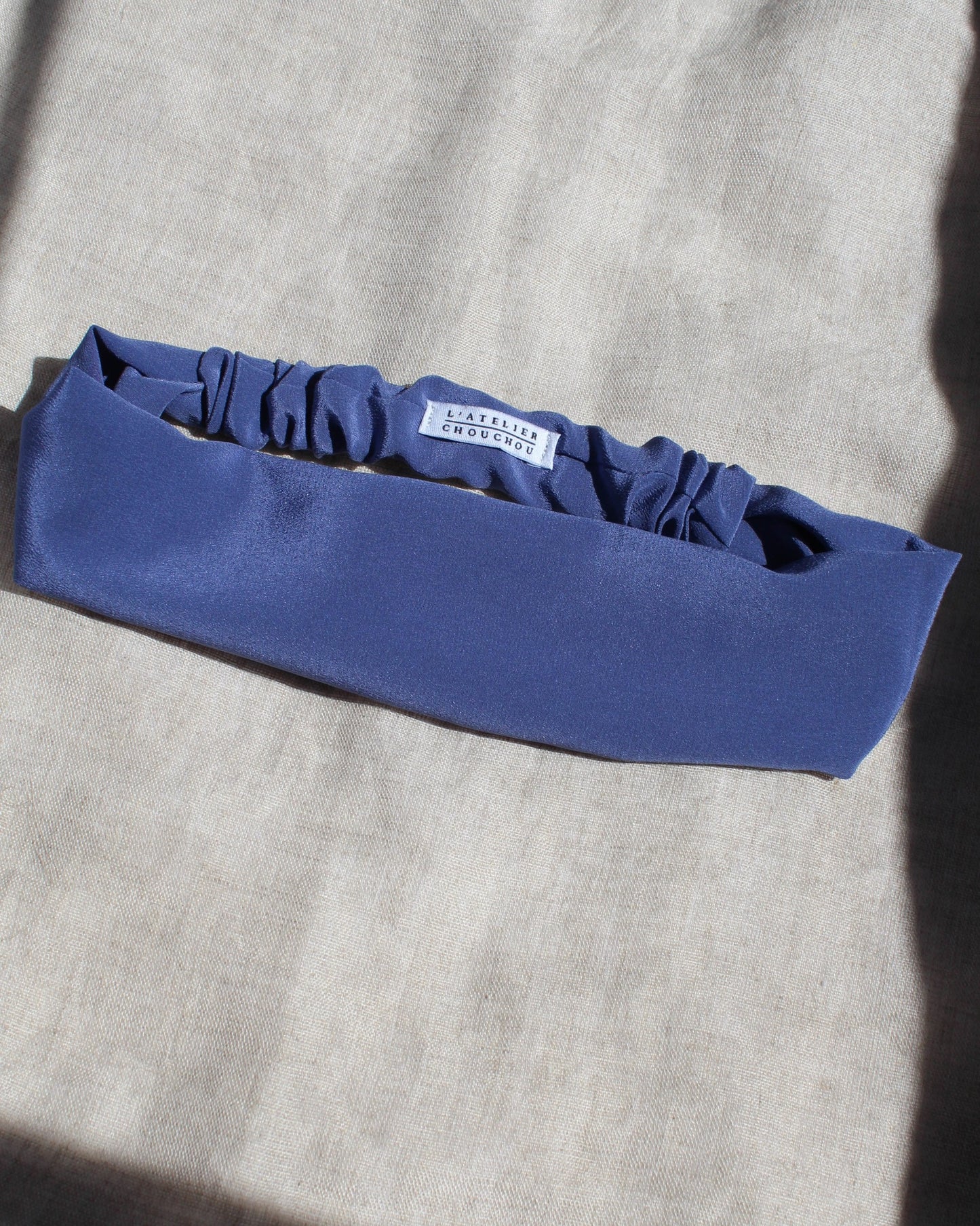 LE HEADBAND BLEU (SILK)